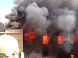 Biserici arse in Egipt
