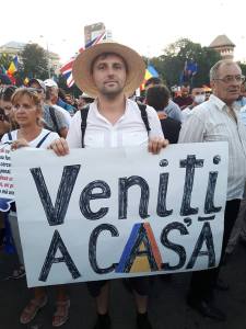 Florin Bojor Protest Bucuresti